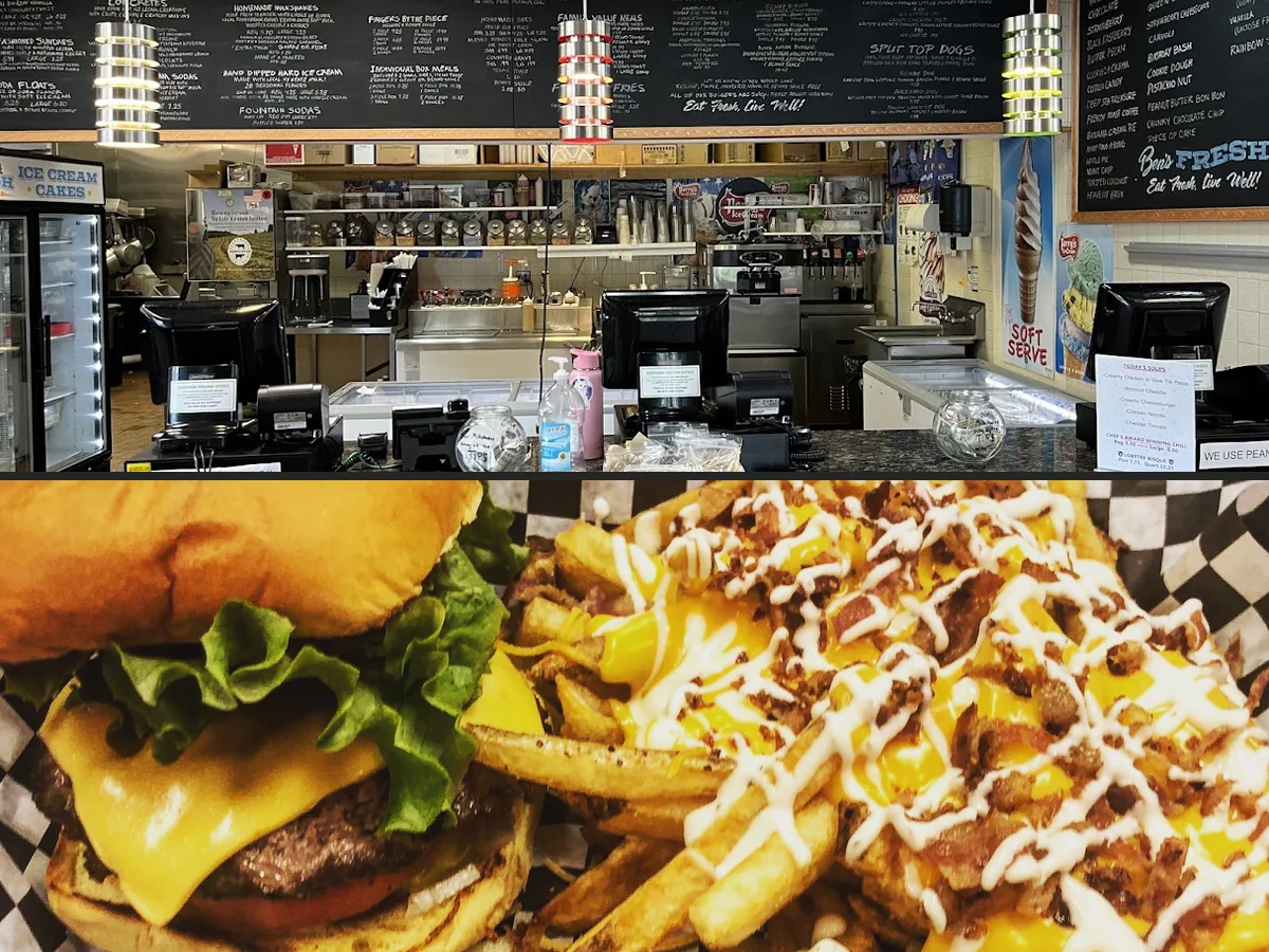 Fresh burgers, made daily